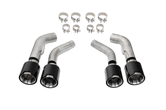 Corsa Replacement / Carbon Fiber 4.5 in Twin Tip Kit | 2016-2024 Camaro SS ZL1 CORSA NPP Systems (21835CF)