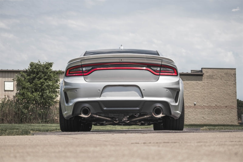 Corsa 15-21 Charger SRT/Hellcat/Redeye 2.75in Valved Catback DRE w/ Single 4.5in Blk PVD Tips 21072BLK