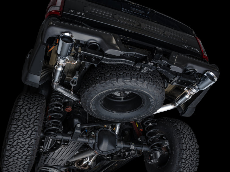 AWE Tuning AWE Gen 3 Raptor SwitchPath Exhaust  - Chrome Silver Tips 3025-32356