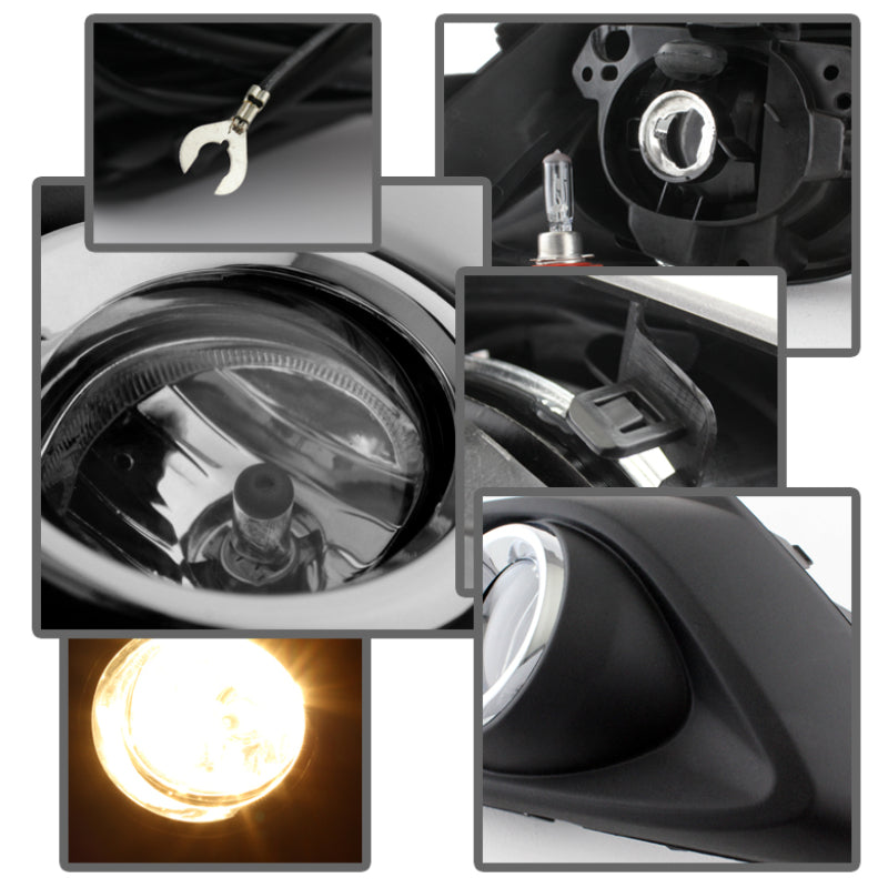 Spyder Mazda 3 2014+ OEM Fog Light w/Switch- Clear FL-MM32014-C 5077776