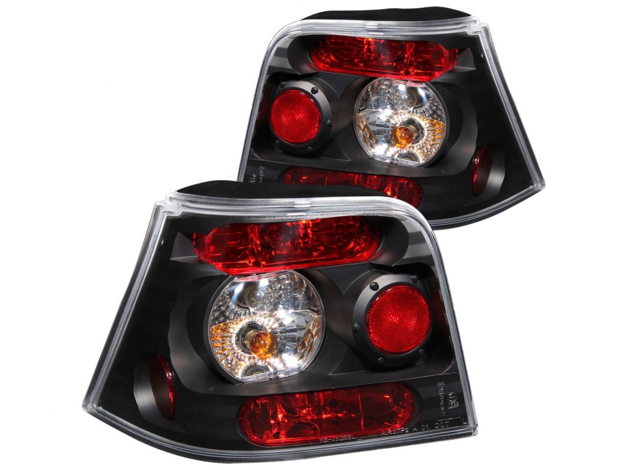 Anzo 1999-2005 Volkswagen Golf Tail lights Black