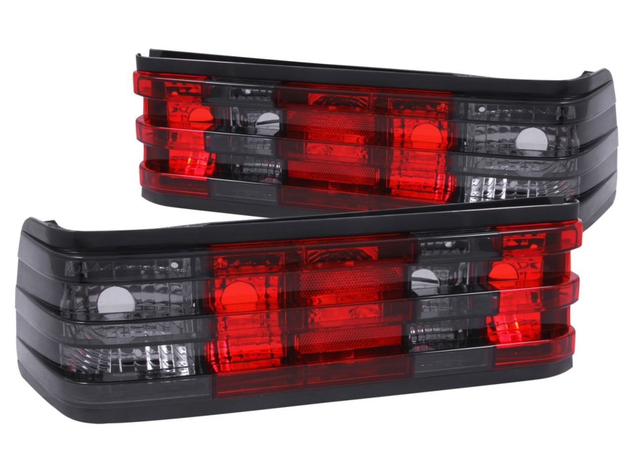 Anzo 1982-1993 Mercedes Benz 190E/D W201 Tail lights Red/Smoke