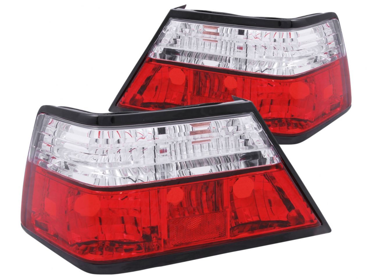 Anzo 1986-1995 Mercedes Benz E Class W124 Taillights Red/Clear