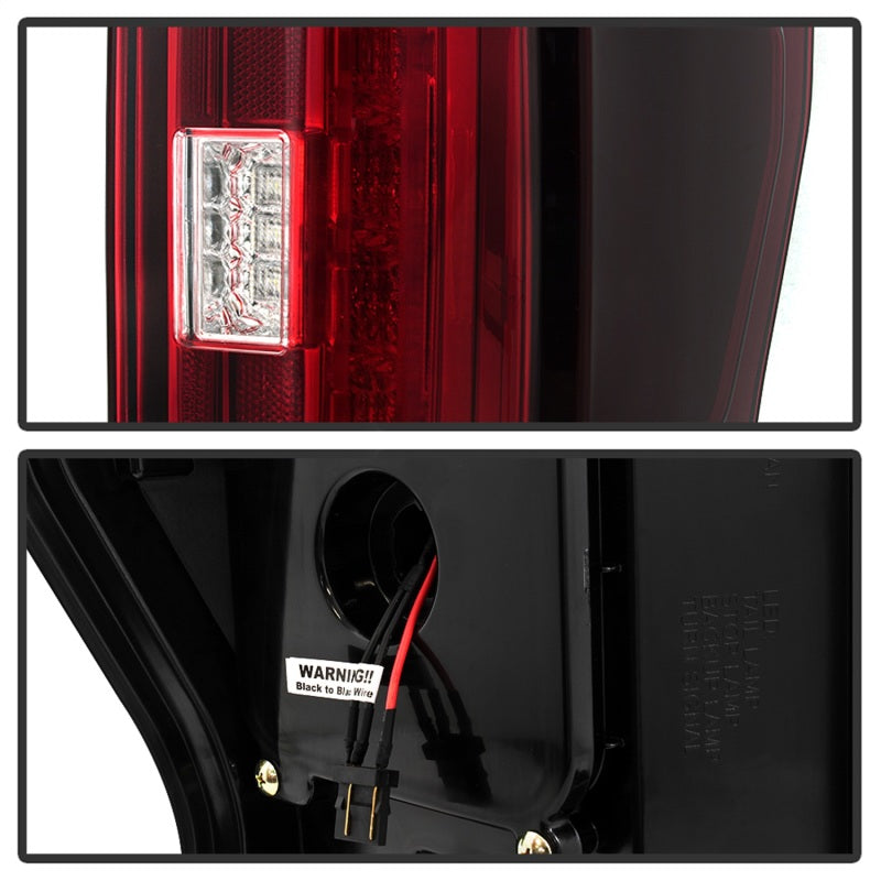 Spyder 17-18 Ford F-250 Super Duty (Excl LED Models) LED Tail Lights -Red Clr (ALT-YD-FS17-LED-RC) 5085603