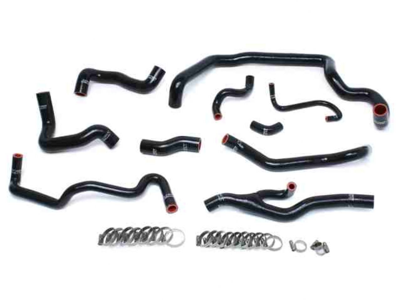 HPS Black Reinforced Silicone Radiator and Heater Hose Kit Coolant Mini 07-11 Cooper S R56 1.6L Turbo Automatic Trans