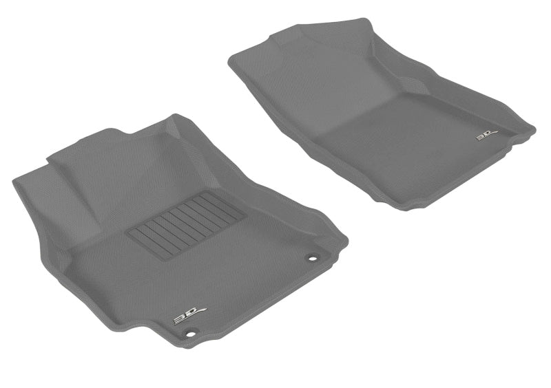 3D MAXpider 2012-2014 Toyota Camry/Camry Hybrid Kagu 1st Row Floormat - Gray L1TY08611501
