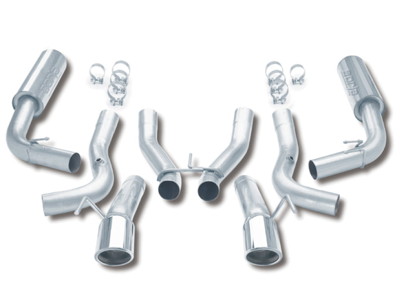 Borla 96-02 Viper GTS/R/T-10 Coupe/Convertible 2dr w/ 2.5in Inlets SS Catback Exhaust System 14663