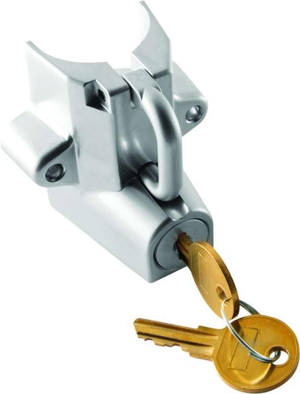 Bikers Choice Motorcycle Helmet Lock-Chrome 492970