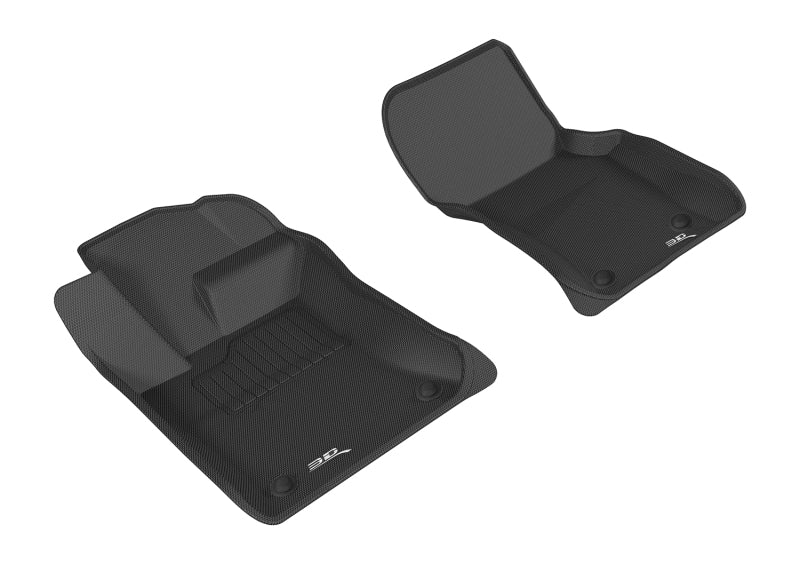 3D MAXpider 2017-2020 Jaguar XE Kagu 1st Row Floormat - Black L1JG00811509
