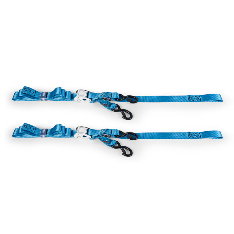 Borne Off-Road Cam Buckle Tie-Down Kit (2-Pack) Blue BNRTC-TDCB-2BL