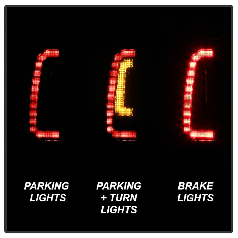 Spyder 05-15 Toyota Tacoma LED Tail Lights (Not Compatible w/OEM LEDS) - Smoke ALT-YD-TT05V2-LB-BSM 5085474