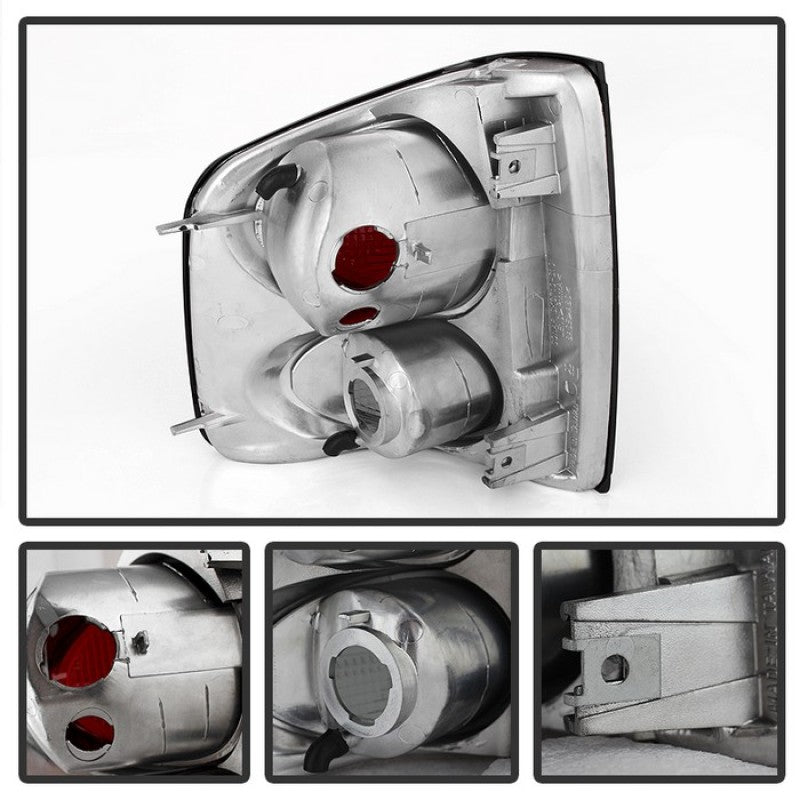 Spyder Chevy S10 94-04/Isuzu Hombre 96-00 Euro Tail Lights Blk Smke ALT-YD-CS1094-BSM 5078049