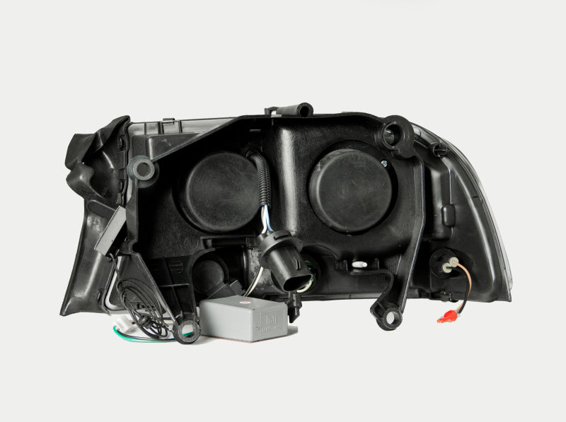 Anzo 1997-2004 Dodge Dakota Projector Headlights w/ Halo Black 1 pc