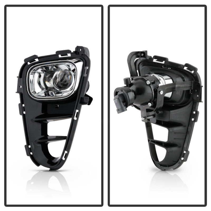 Spyder Kia Picanto 2018-2020 OEM Fog Lights W/Universal Switch - 9006(Included) - Clear 5087058