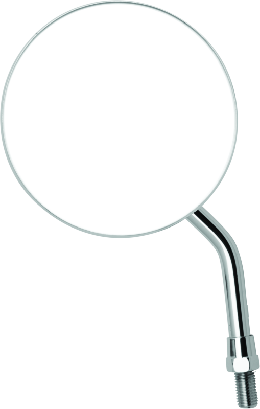 BikeMaster 4in Adjustable Round Mirror 10mm - Each - Chrome 600800