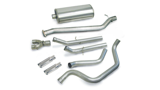 Corsa Sport / 3.0 in Cat-Back DRE 4.0 in Single Tips | 99-06 Silverado Sierra 4.8L 5.3L 143WB (24273)