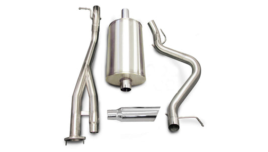 Corsa Sport / 3.0 in Cat-Back SSE 4.0 in Single Tip | 03-07 Silverado Sierra 1500 SS 6.0L 143WB (24279)