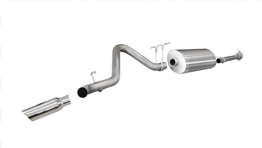 Corsa [OBSOLETE] Sport / 3.0 in Cat-Back SSE 4.0 in Single Tip | 11-13 Silverado Sierra 2500 6.0L 158WB (24796)