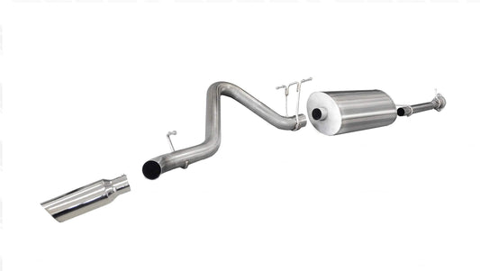 Corsa [OBSOLETE] Sport / 3.0 in Cat-Back SSE 4.0 in Single Tip | 11-14 Silverado Sierra 2500 6.0L 167WB (24798)