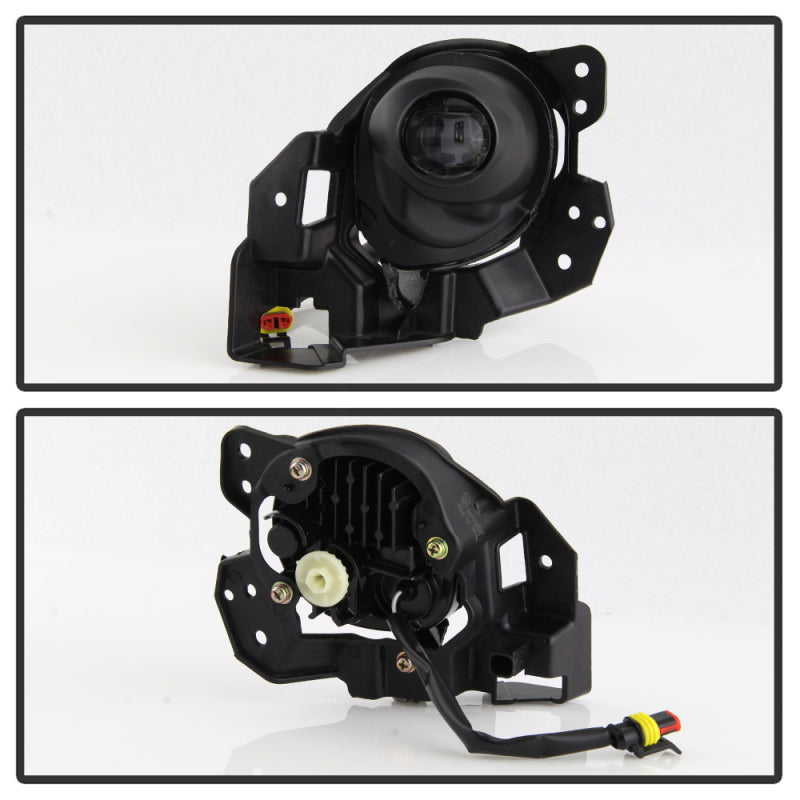 Spyder 17-18 Mazda 3 OEM Style Full LED Fog Light w/Switch - Clear (FL-MM32017-LED-C) 9043192