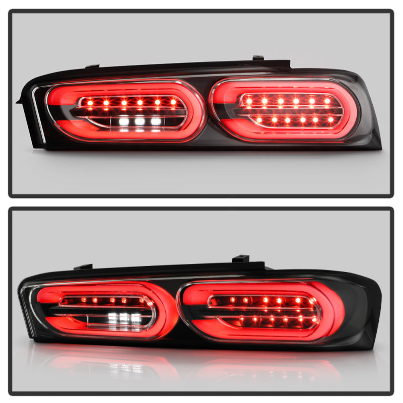 Spyder Chevy Camaro 16-18 Halogen LED Tail Lights Black ALT-YD-CCAM16HAL-SEQ-BK 5087218