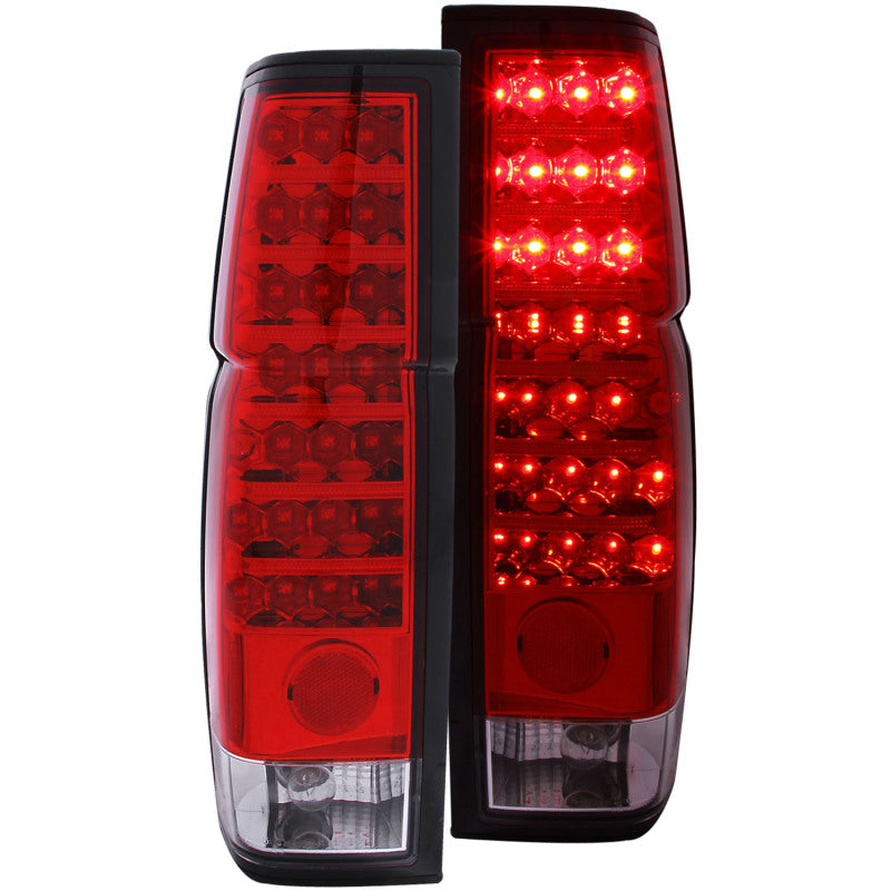 Anzo 1986-1997 Nissan Hardbody LED Tail lights Red/Clear