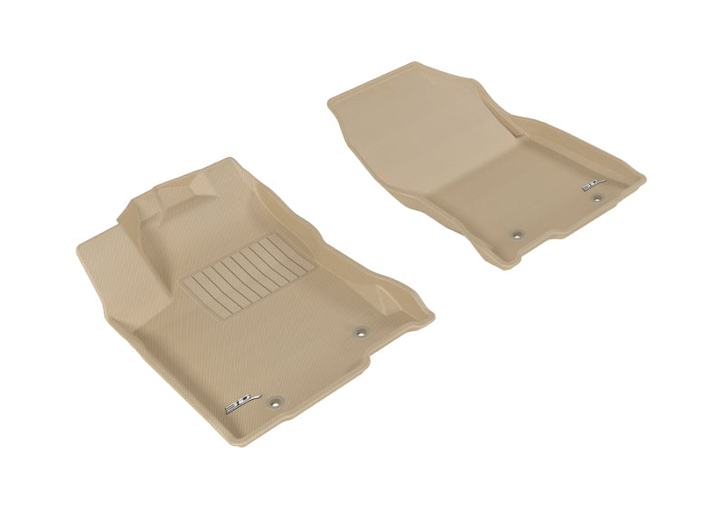 3D MAXpider 2015-2020 Lexus NX/NX Hybrid Kagu 1st Row Floormat - Tan L1LX05111502