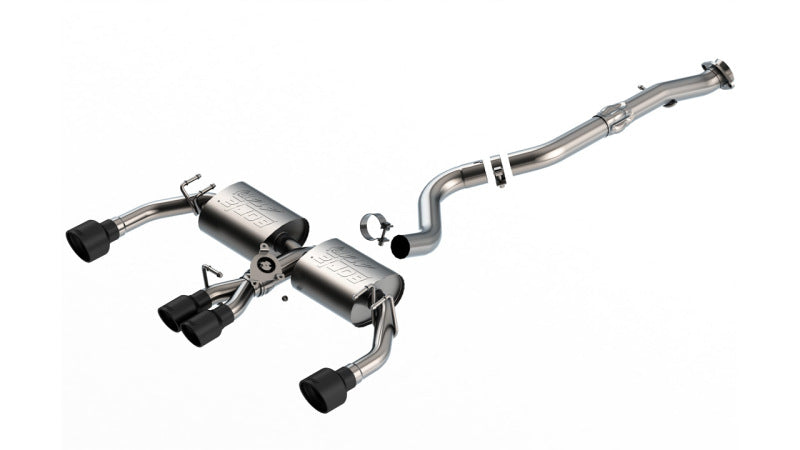 Borla 23-24 Toyota GR Corolla ATAK Cat Back System w/ Black Tips 140942CB