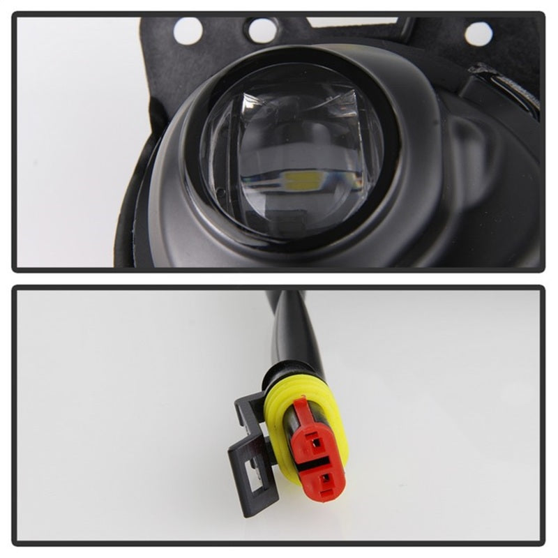 Spyder 17-18 Mazda 3 OEM Style Full LED Fog Light w/Switch - Clear (FL-MM32017-LED-C) 9043192
