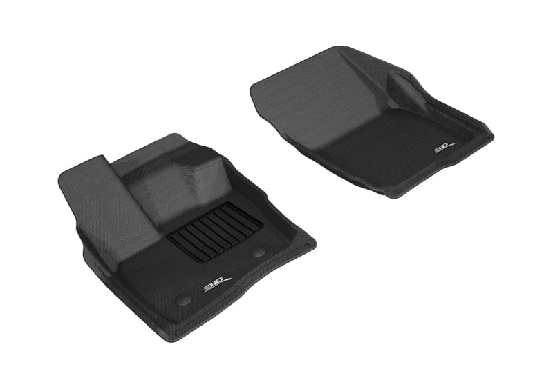 3D MAXpider 2017-2020 Ford/Lincoln Fusion/MKZ Kagu 1st Row Floormat - Black L1FR10911509