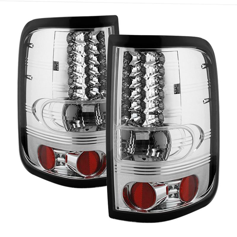 Spyder Ford F150 Styleside 04-08 (Not Fit Heritage & SVT)LED Tail Lights Chrome ALT-YD-FF15004-LED-C 5003256