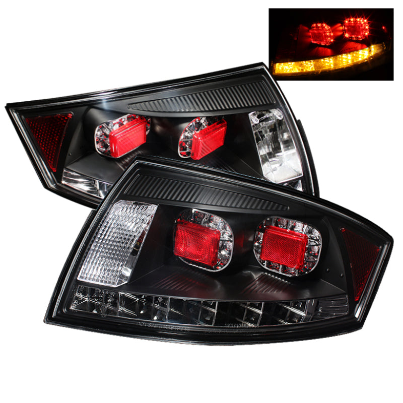 Spyder Audi TT 00-06 LED Tail Lights Black ALT-YD-ATT99-LED-BK 5000422