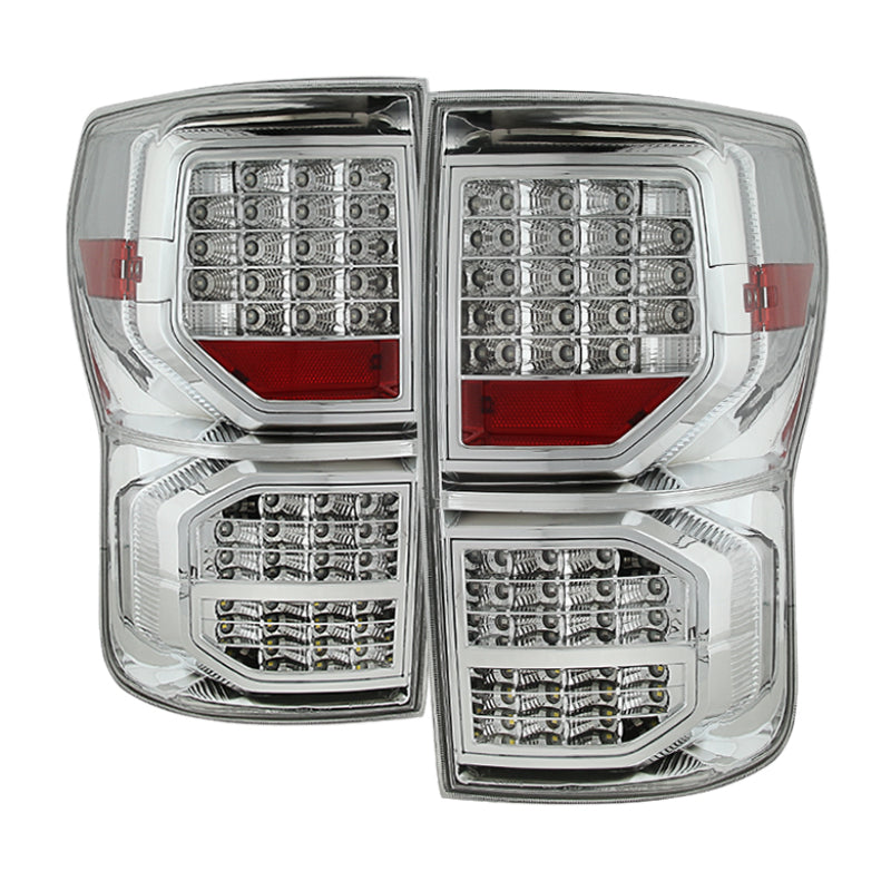 SPYDER Xtune Toyota Tundra 07-13 LED Tail Lights Chrome ALT-JH-TTU07-LED-G2-C 9034480
