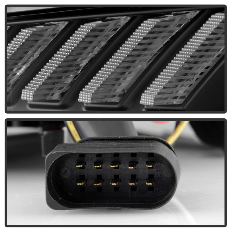 Spyder 13-16 Audi A4/S4 Halogen Model Only High-Power LED Headlights - Black PRO-YD-AA413HALAP-BK 5088345
