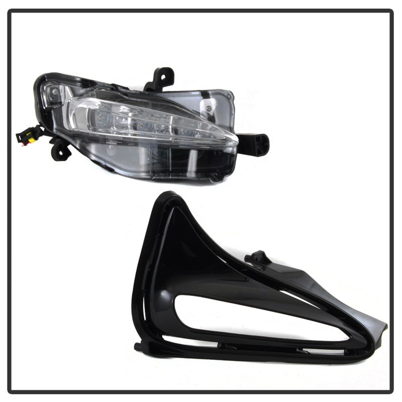 Spyder 2017+ Toyota Corolla OEM LED Fog Lights w/Switch - Clear (FL-TCO17-LED-C) 5084866