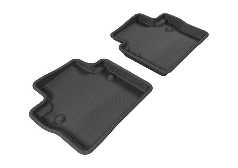 3D MAXpider 2007-2016 Volvo S80 Kagu 2nd Row Floormats - Gray L1VV00221501