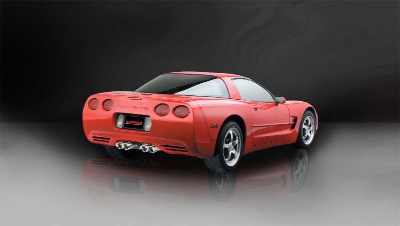 Corsa Performance 97-04 Chevrolet Corvette C5 Z06 5.7L V8 Polished Xtreme Cat-Back + XO