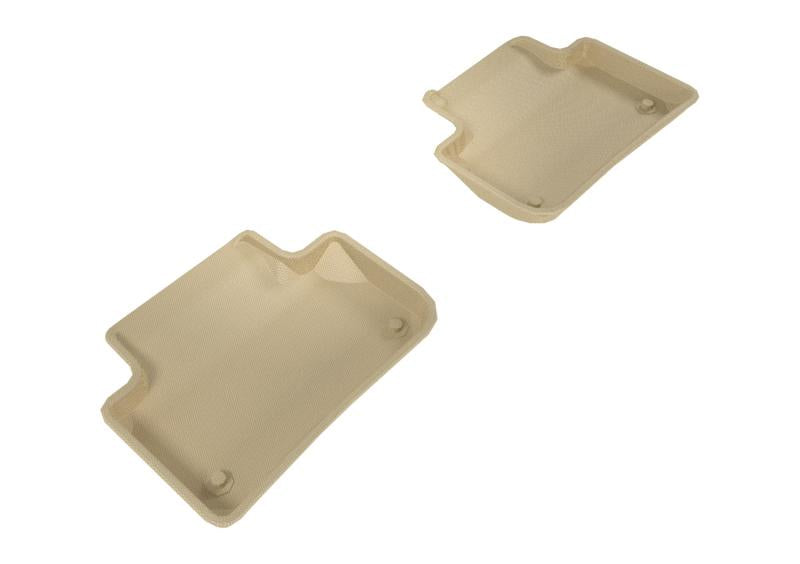 3D MAXpider 2018-2020 Audi Q5 Kagu 2nd Row Floormats - Tan L1AD04721502
