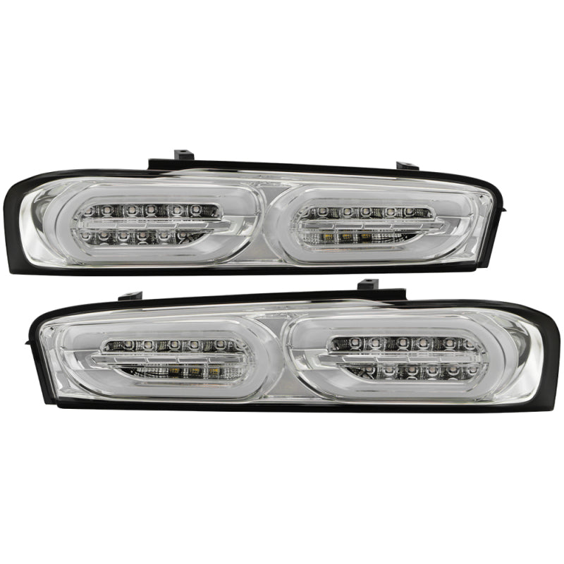 Spyder Chevy Camaro 16-18 (Do Not Fit Halogen Model) LED Tail Lights Chrome ALT-YD-CCAM16LED-SEQ-C 5087249