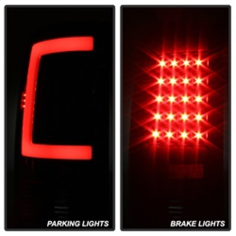 SPYDER Xtune GMC Sierra 07-13 LED Tail Lights Black ALT-ON-GS07-G2-LED-BK 5081551