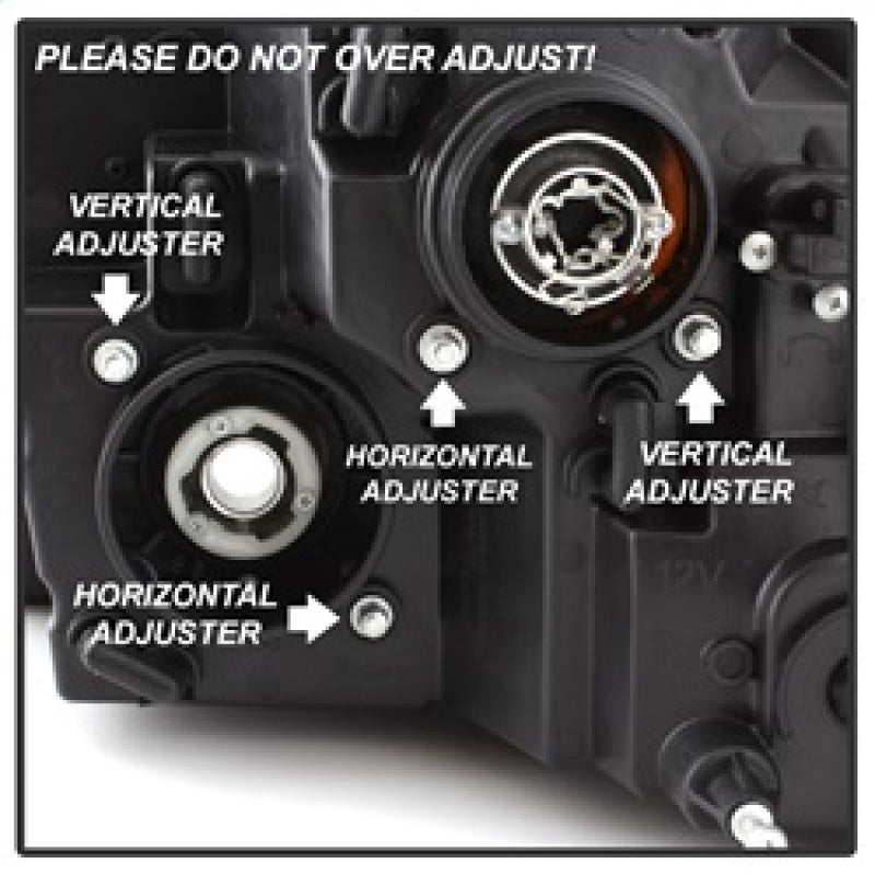 Spyder Dodge Ram 13-15 Projector Headlights Light Bar DRL Smoke PRO-YD-DR13-LBDRL-SM 5081735