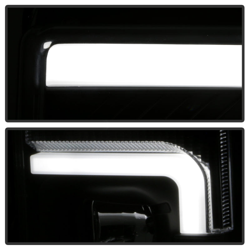 Spyder 17-18 Ford F250/F350/F450 Halogen Model Only -White Light Bar- Black- PRO-YD-FS17HALSI-BK 5087850
