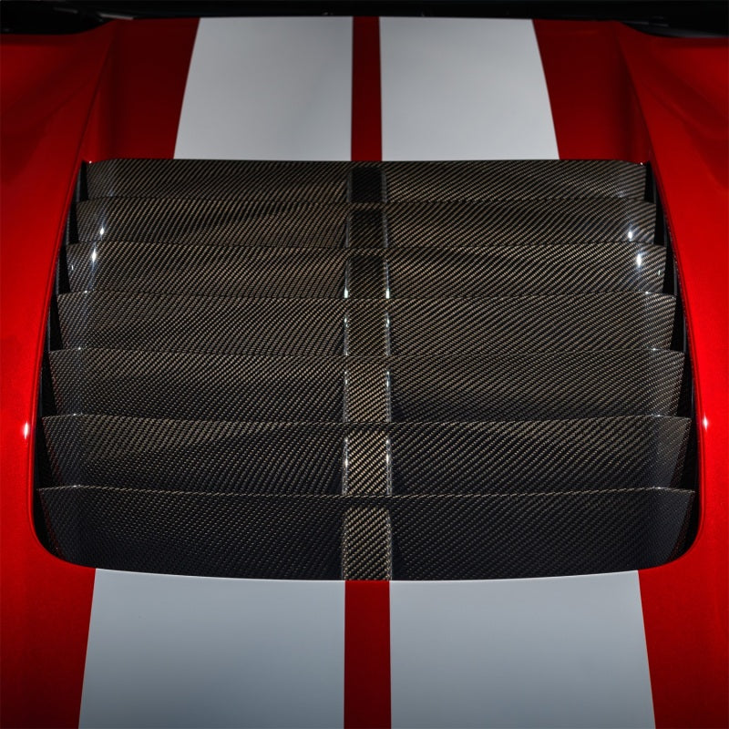 Ford Racing 20-21 Mustang GT500 Carbon Fiber Hood Vent Kit M-16612-C20