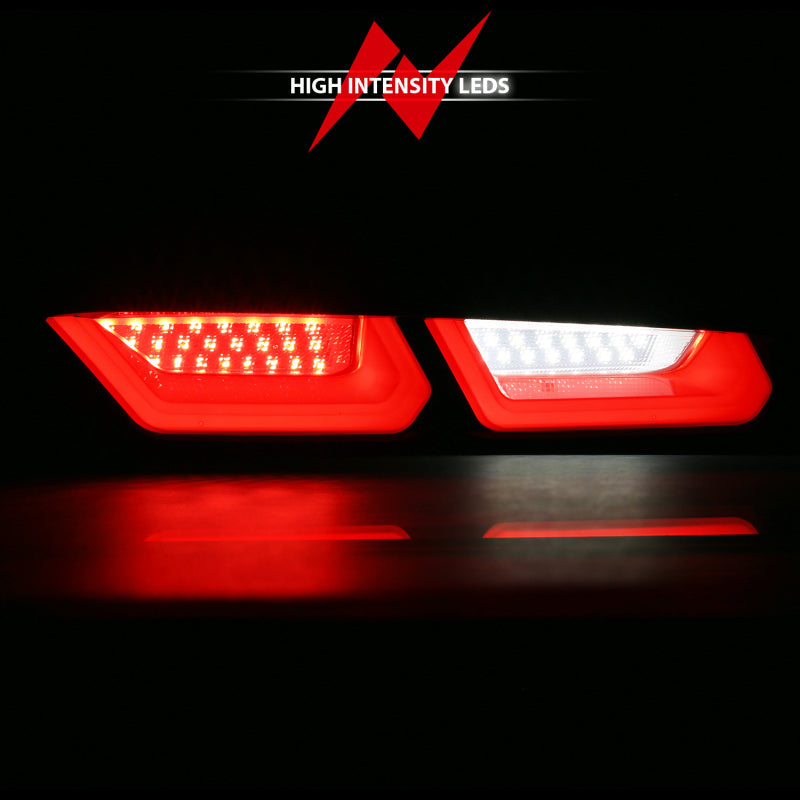 ANZO 2016-2018 Chevrolet Camaro L.E.D T.L Red/Clear 321349