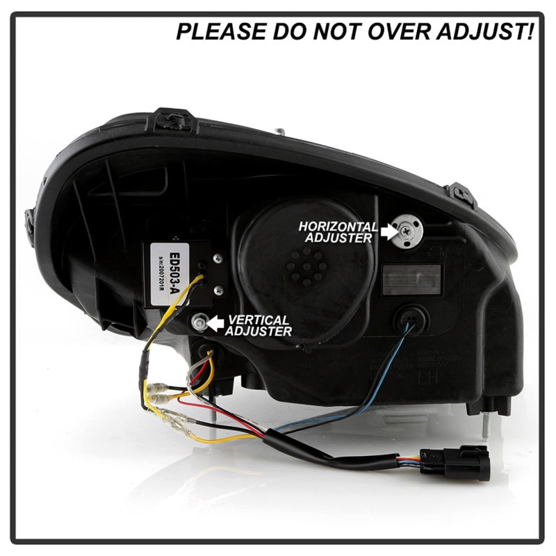 SPYDER Apex Series 05-13 Chevrolet C6 Corvette Hi Powered LED Module Headlights 5087942