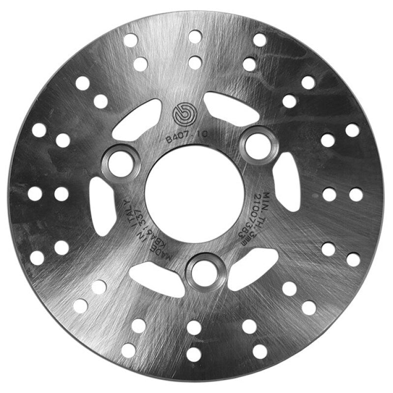 Brembo OE 07-11 Adly Fox 50CC/ 03-08 Peugeot Ludix Snake 50CC 155x3.5mm Brake Disc - Front Fixed 68B40710