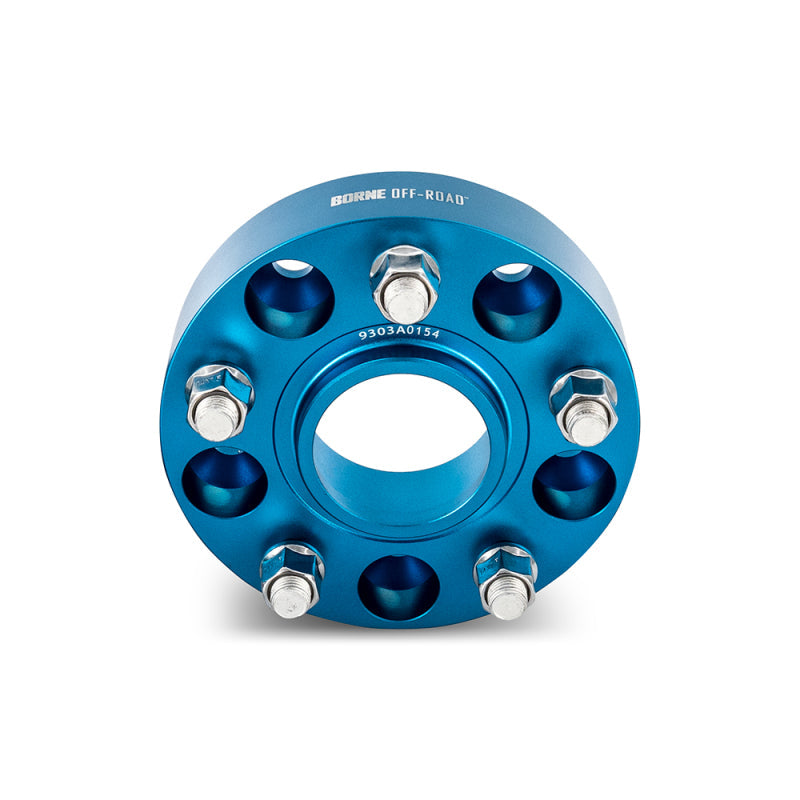 Borne Off-Road Wheel Spacers - 5x127 - 71.6 - 45mm - M14 - Blue BNWS-003-450BL