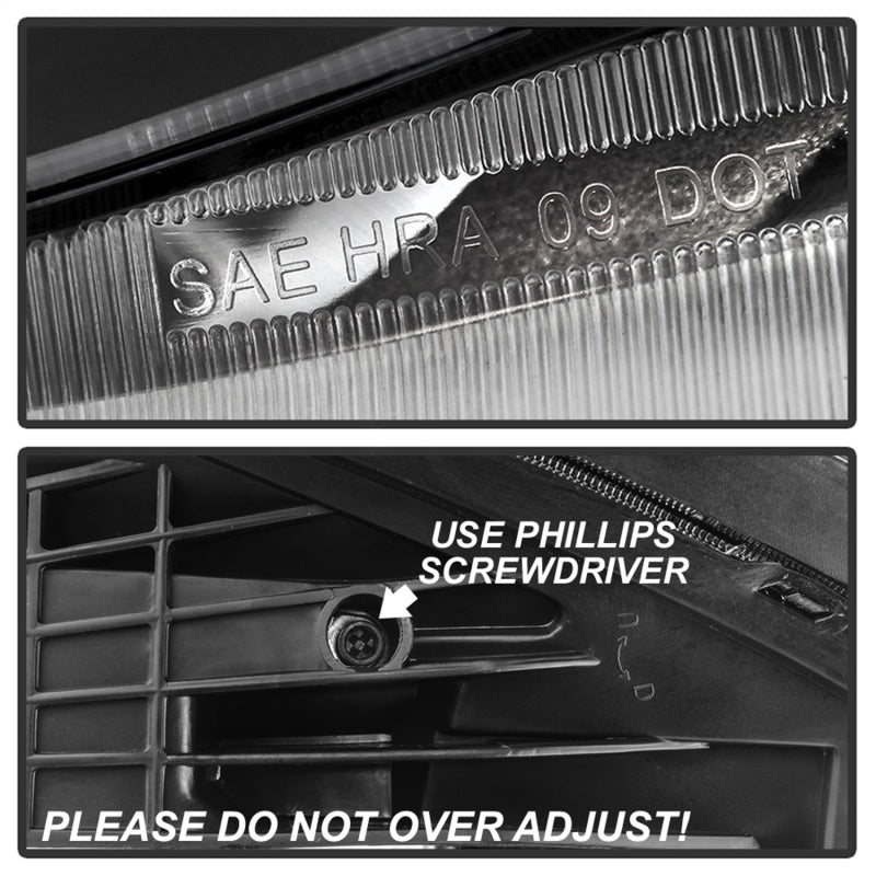 SPYDER xTune 09-12 Chevy Traverse (Excl LTZ) Driver Side Headlights - OEM Left (HD-JH-CTRA09-OE-L) 9042553
