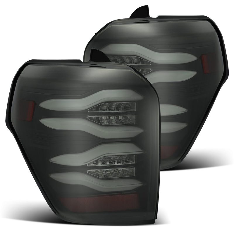AlphaRex 10-21 Toyota 4Runner PRO-Series LED Tail Lights Jet Black 690010 *Discontinued