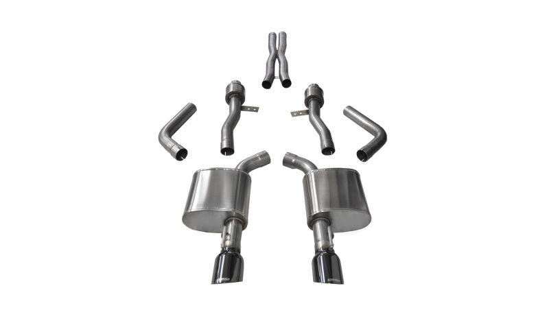 Corsa Performance Cat-Back Exhaust for 15-6 Dodge Charger SRT / Scat Pack / R/T 6.4L